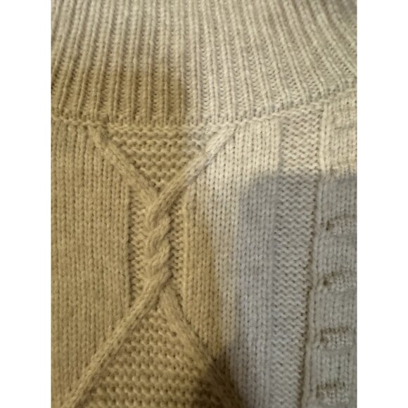 Calvin Klein Women's Sweater S Small Soft Thick Pullover Fishermans Cable NEW - Picture 2 of 13
